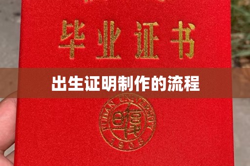 福绵出生证明制作的流程