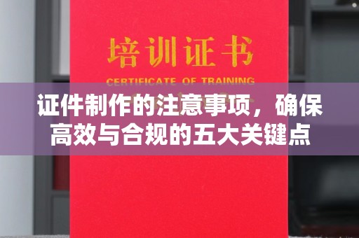 福绵证件制作的注意事项，确保高效与合规的五大关键点