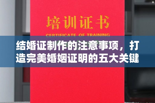 福绵结婚证制作的注意事项，打造完美婚姻证明的五大关键点