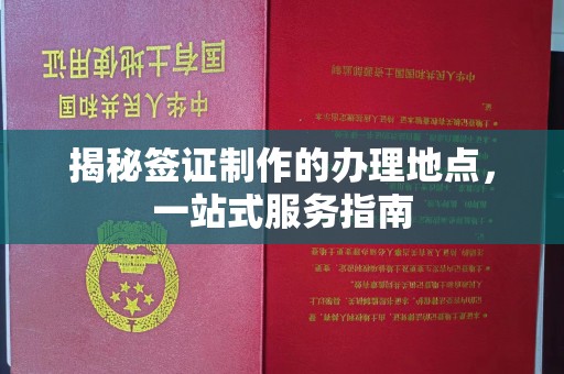 福绵揭秘签证制作的办理地点，一站式服务指南