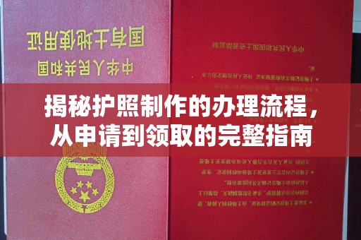 福绵揭秘护照制作的办理流程，从申请到领取的完整指南